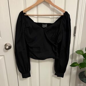 Anthropologie Black Blouse